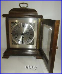 Hamilton Quarter Hour Westminster Chime Bracket Clock 8-day, Key-wind