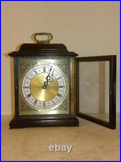 Hamilton Quartz Mantle Clock Germany Westminister chime-WORKS FINE-CHIMES-NICE