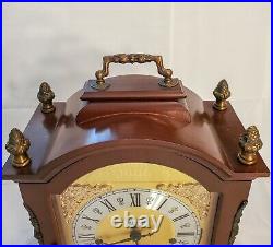 Hamilton Tempus Fugit Mantle Clock Triple Chime Franz Hermle Movement Key WORKS