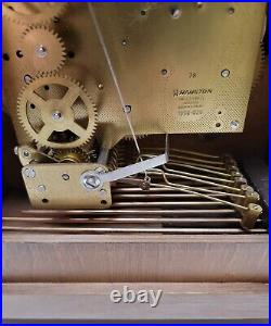 Hamilton Tempus Fugit Mantle Clock Triple Chime & Key 1050-020 Hamilton Wind