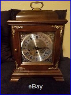 Hamilton Westminster 1/4 Hour Chime Mantle Carriage Clock #340-020 Piano Finish
