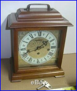 Hamilton Westminster 1/4 Hour Chime Mantle Mantel Clock #340-020 8 Day Works