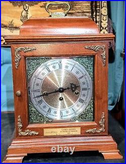 Hamilton Westminster Chime Carriage Clock 1991 Goodyear 25th Ann. Award