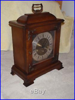 Hamilton Westminster Chime Mantel Clock Franz Hermle 340-020 Beautiful