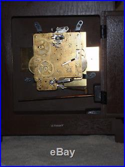 Hamilton Westminster Chime Mantel Clock Franz Hermle 340-020 Beautiful
