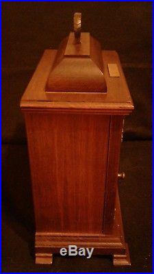 Hamilton Wheatland 8-Day Westminster Chime Solid Wood Mantel Clock Excellent Con
