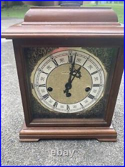 Hamilton Wheatland Westminster Chime Mantle Clock 340-020 W Germany+Key