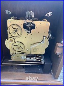 Hamilton Wheatland Westminster Chime Mantle Clock 340-020 W Germany+Key