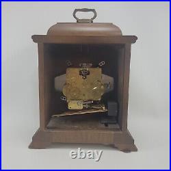 Hamilton Wheatland Westminster Chime Mantle Clock #340-020 W Germany, Tested