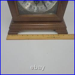 Hamilton Wheatland Westminster Chime Mantle Clock #340-020 W Germany, Tested