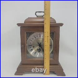 Hamilton Wheatland Westminster Chime Mantle Clock #340-020 W Germany, Tested