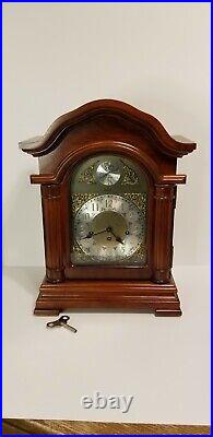 Hentschel Newcastle Mantel Clock Model 603 Solid Cherry Forest Finish