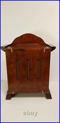 Hentschel Newcastle Mantel Clock Model 603 Solid Cherry Forest Finish