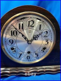 Herman Miller 22 Art Deco Michigan/German Westminster Chime Mantle Clock