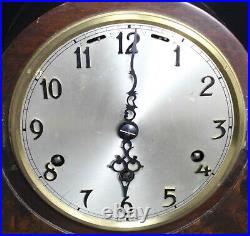 Herman Miller Westminster Chime Tambour Mantel Clock Vintage For Repair