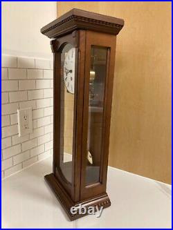 Hermle Loricron 8170K Antique Walnut Keywound Westminster Chime Clock