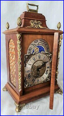 Hermle Mantle Clock Triple Chime Westminster, Winchester St Michael Rare 8 Rods