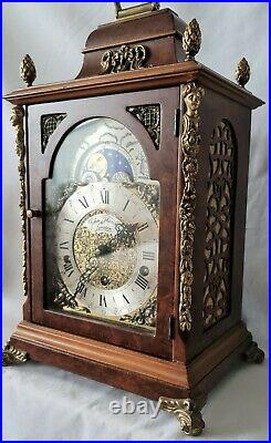 Hermle Mantle Clock Triple Chime Westminster, Winchester St Michael Rare 8 Rods