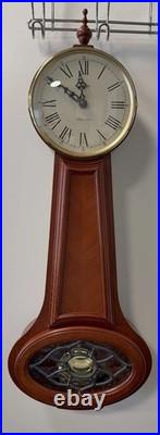 Hermle Mechanical Westminster Banjo Clock Wood Beautiful chime on the hour