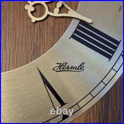 Hermle Mechanical Westminster Chime Wall Clock Pendulum Wood Roman Numerals