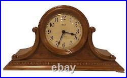 Hermle Scottsville Light Oak Tambour Style Mantel Clock New Dual Chime Movement