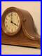 Hermle Scottsville Light Oak Tambour Style Mantel Clock New Dual Chime Movement