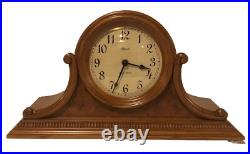 Hermle Scottsville Light Oak Tambour Style Mantel Clock New Dual Chime Movement