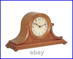 Hermle Scottsville Light Oak Tambour Style Mantel Clock New Dual Chime Movement