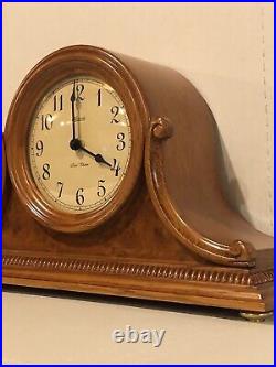 Hermle Scottsville Light Oak Tambour Style Mantel Clock New Dual Chime Movement