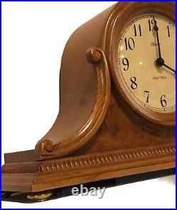 Hermle Scottsville Light Oak Tambour Style Mantel Clock New Dual Chime Movement