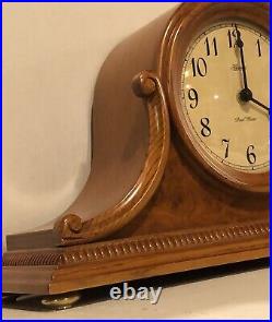 Hermle Scottsville Light Oak Tambour Style Mantel Clock New Dual Chime Movement