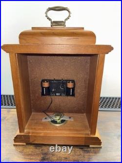 Hermle Shenandoah Mantel Clock Oak Wood Quartz Westminster Chime Germany Works