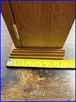 Hermle Shenandoah Mantel Clock Oak Wood Quartz Westminster Chime Germany Works