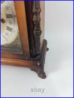 Hermle Tempus Fugit Westminster Chime Mantel Clock Working But Requires attenti