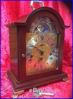 Hermle Westminster Chime & Moonphase Musical Bracket Clock Spares or Repair