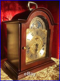 Hermle Westminster Chime & Moonphase Musical Bracket Clock Spares or Repair