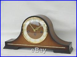 Hermle Woodford 8 Day Walnut Westminster Napoleon Mantle Mantel Chime Clock