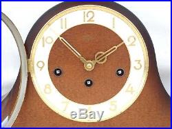 Hermle Woodford 8 Day Walnut Westminster Napoleon Mantle Mantel Chime Clock