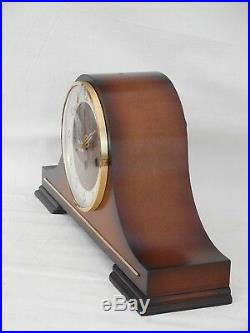 Hermle Woodford 8 Day Walnut Westminster Napoleon Mantle Mantel Chime Clock