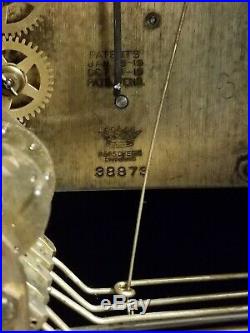 Herschede Hall Mantel Clock # 20 Grand Prize Triple Key Wind Westminster Chime
