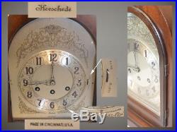 Herschede Restored Model 10-1920 Canterbury & Westminster Chimes Antique Clock