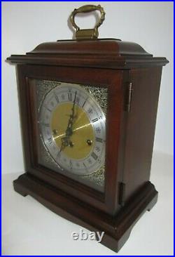 Howar Miller Quarter Hour Westminster Chime Bracket Clock 8-day
