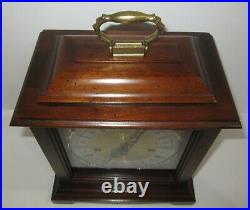 Howar Miller Quarter Hour Westminster Chime Bracket Clock 8-day