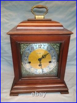 Howard Millar Tripple chime mantel windup clock 612 429