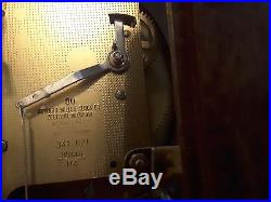 Howard Miller 3 chime Oak Wall Clock Model 612-462, Westminster, 341-021 movemen