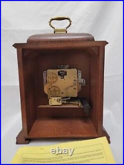 Howard Miller 340-020 Mantle Clock With Key Manual Tested Working