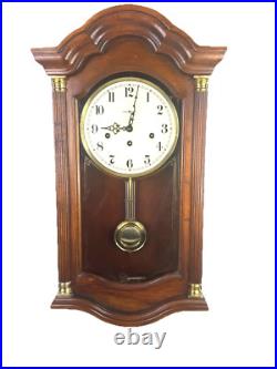 Howard Miller 4/4 Quarter Hour Westminster Chime Wall Clock Fully Serviced