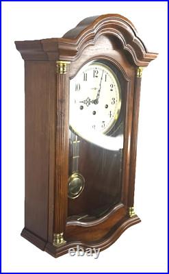 Howard Miller 4/4 Quarter Hour Westminster Chime Wall Clock Fully Serviced