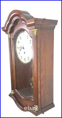 Howard Miller 4/4 Quarter Hour Westminster Chime Wall Clock Fully Serviced