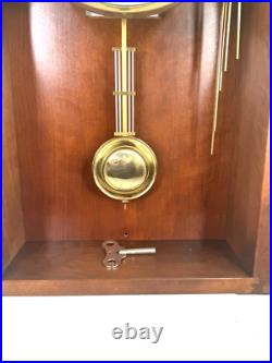 Howard Miller 4/4 Quarter Hour Westminster Chime Wall Clock Fully Serviced